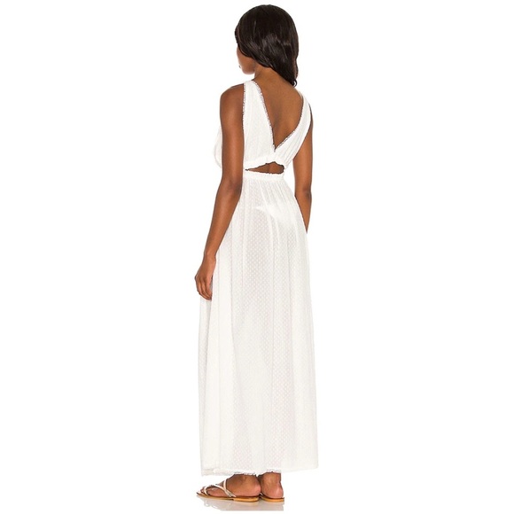 REVOLVE TULAROSA Cotton Off White Fia Maxi Dress - Picture 3 of 4